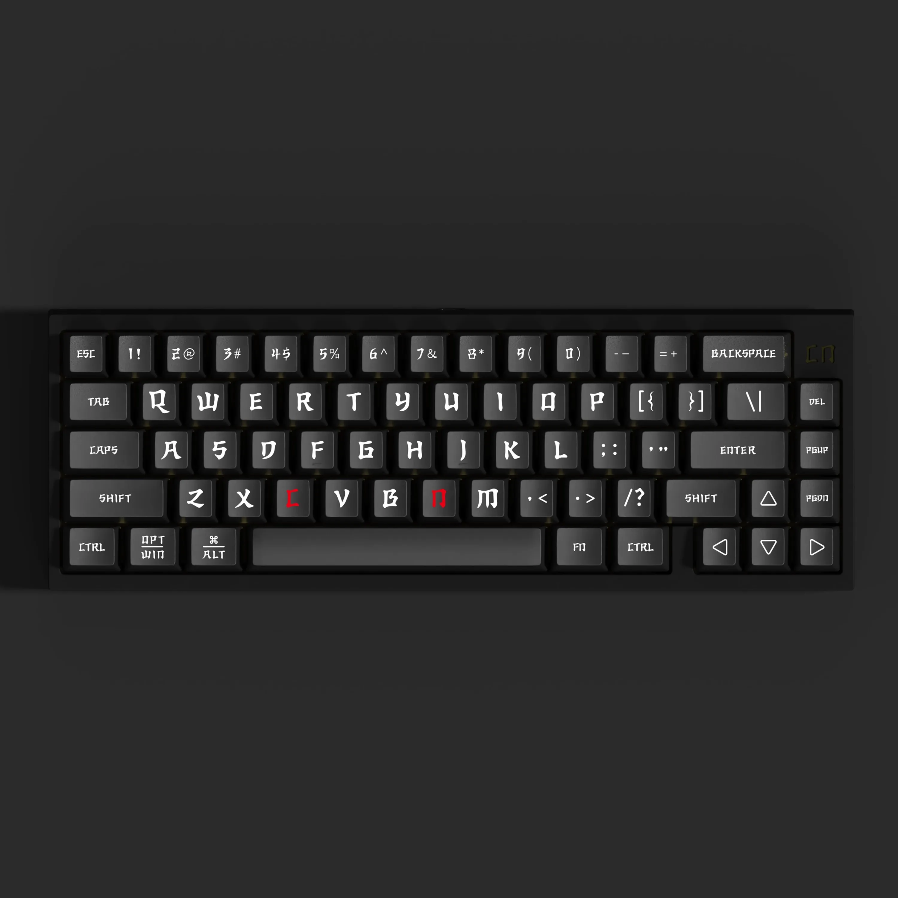 chinese character cultural tema keycaps pbt lados sublimacao dye perfil cherry keycap lightproof gmk wob bow conjunto 01