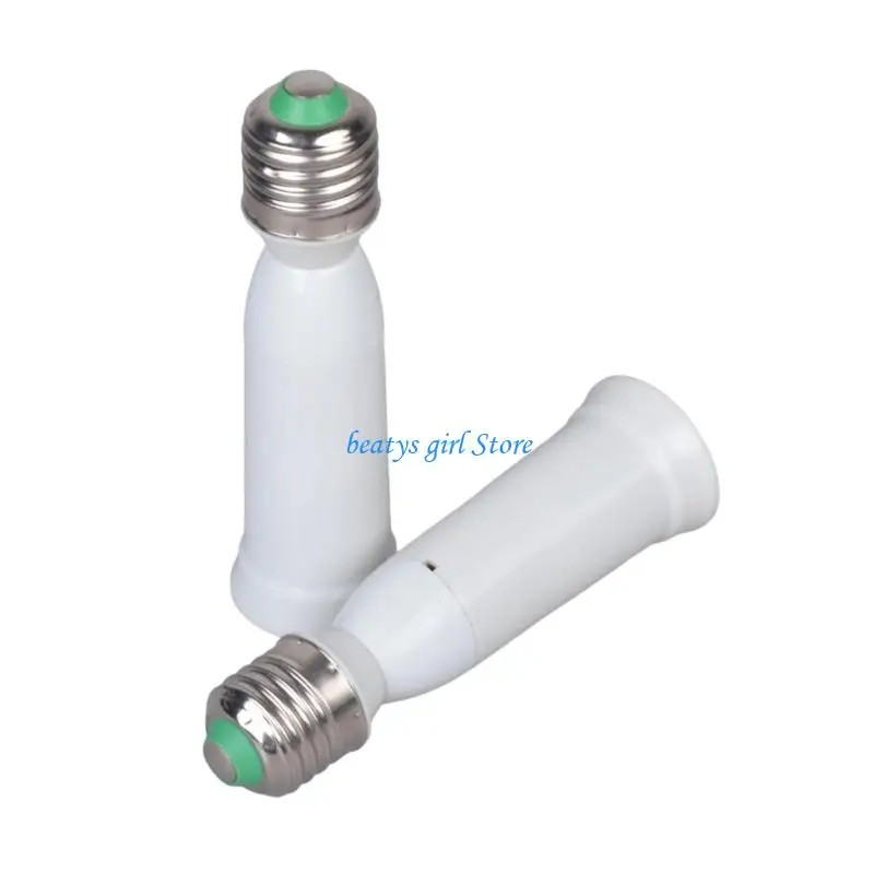 C7AB E27 Bulb Socket E27 Screw Base Extender Adapter 65mm/125mm Wire Option For Home Offices Studio Lighting Fixtures