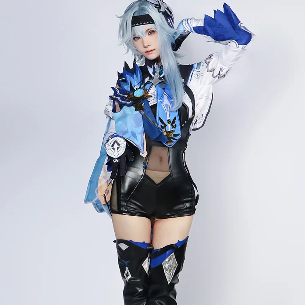 

Genshin Impact Eula Cosplay Costume Adult Carnival Uniform Anime Halloween Costumes Women Game