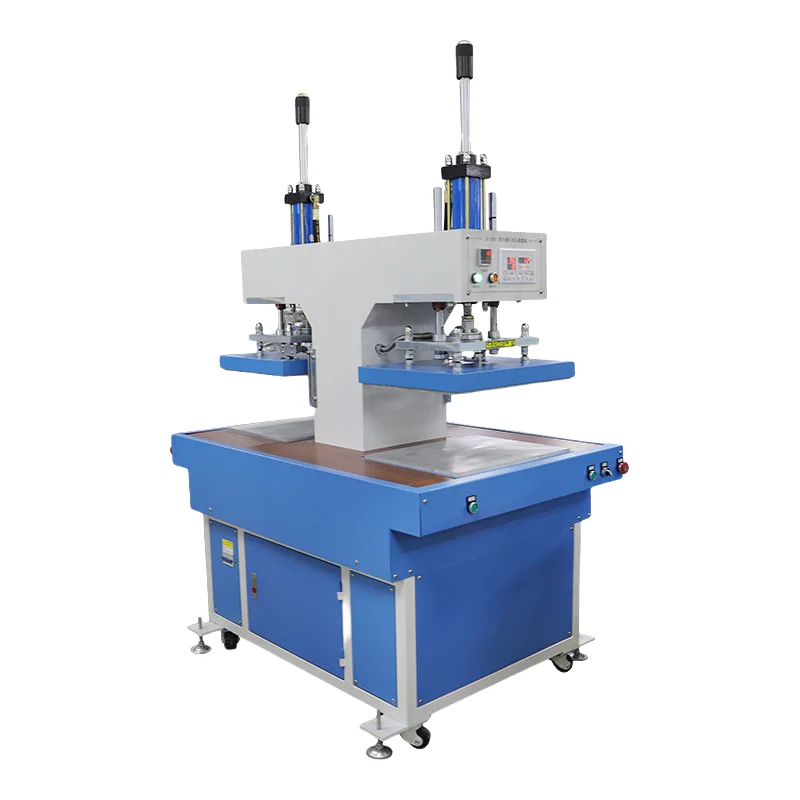 Hydraulic Convex Double Embossing Machine T-shirt Silicone Flocking Machine Garment Fabric Convex Printing Machine