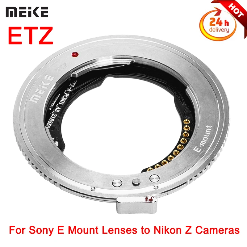 

Meke Lens Adapter Ring ETZ AF Auto Focus Adapter Ring for Sony E-Mount Lens to Nikon Z Mount Camera