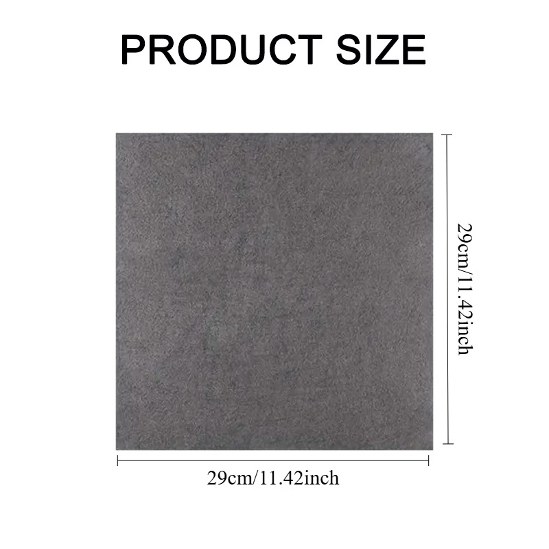 2/4PCS Reusable Magic Cleaning Cloths Kitchen Bedroom Windows Clean Rag Shower Room Glass Car Washable Cloths