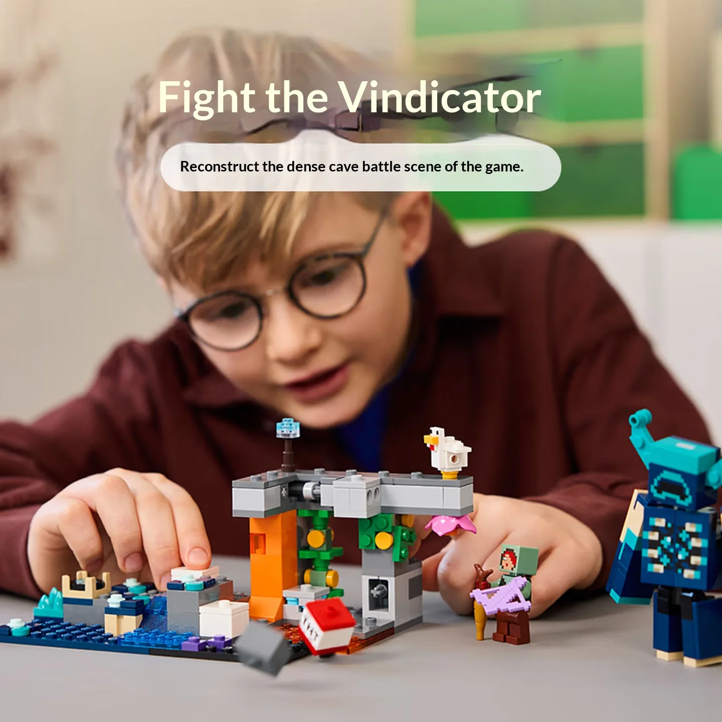 Lego Building Blocks My World Series 21274 Battle Sound Guard Assembled Building Blocks Toy Gifts