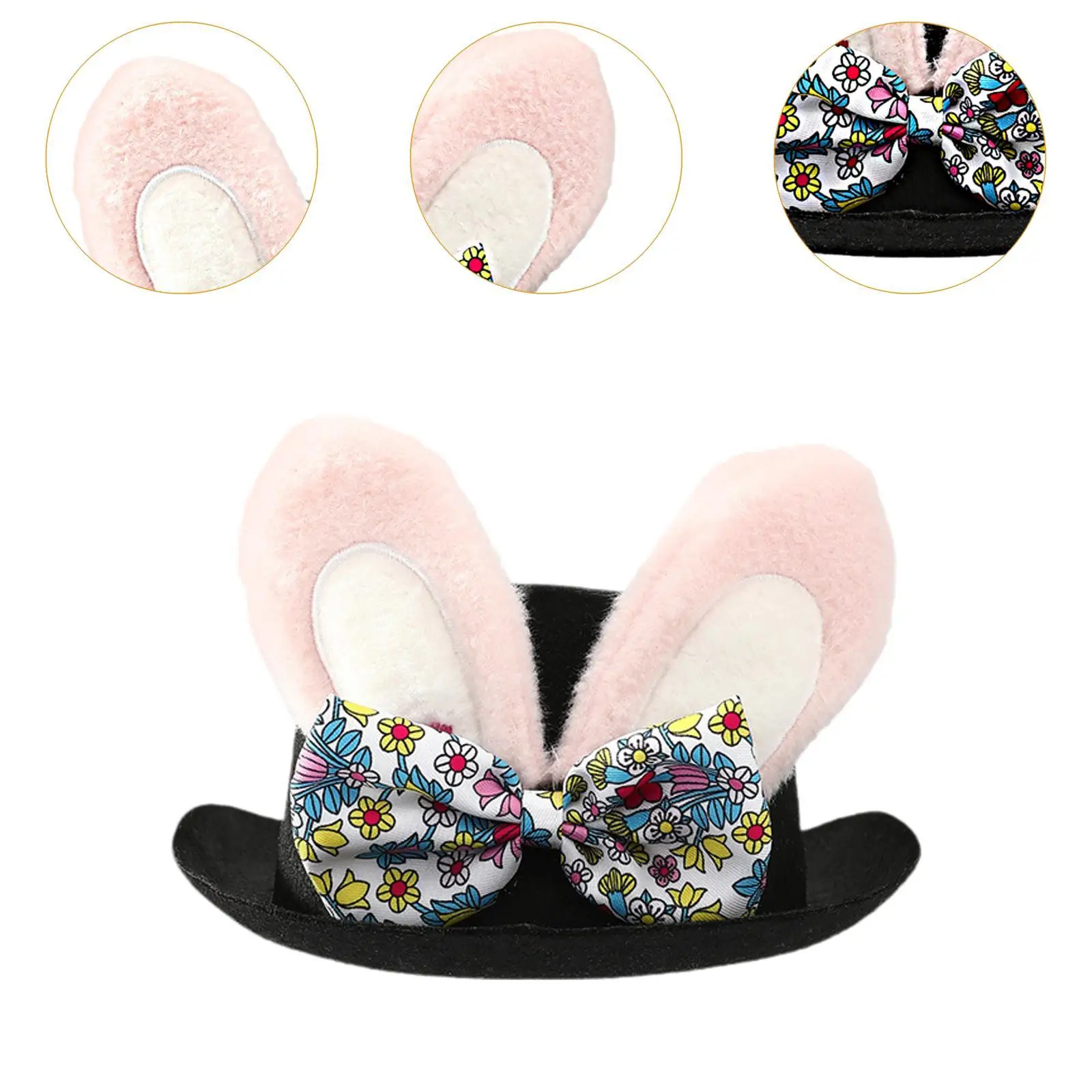 Chapeau de Pâques à Oreilles de Lapin pour Adultes, Accessoire de Costume de Coiffure pour Hommes et Femmes, ixd'Halloween et de Carnaval, Faveurs Py Play