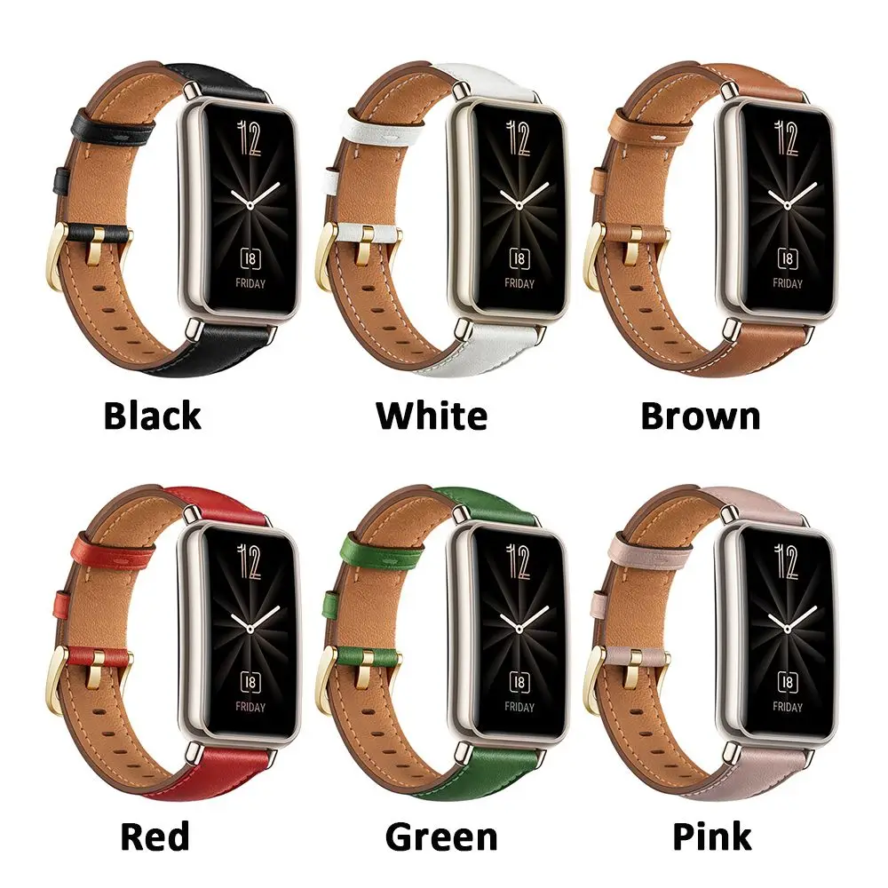 Cinturino morbido Smart Watch cinturino cinturino in pelle di ricambio per Huawei Watch Fit Mini