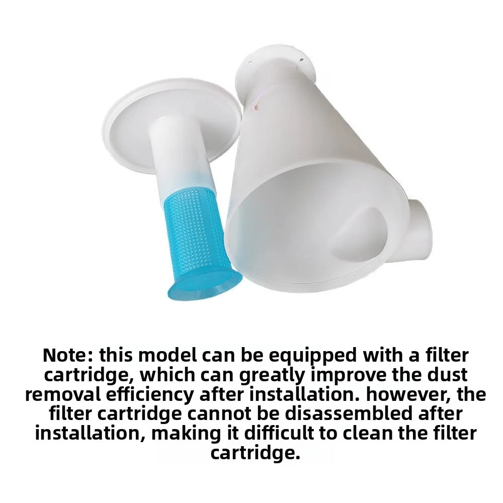 Utility Cyclone Dust Collector 50mm Caliber S3 High-efficiency Dust Removal And Ash Suction Bucket Suitable For All Occasions