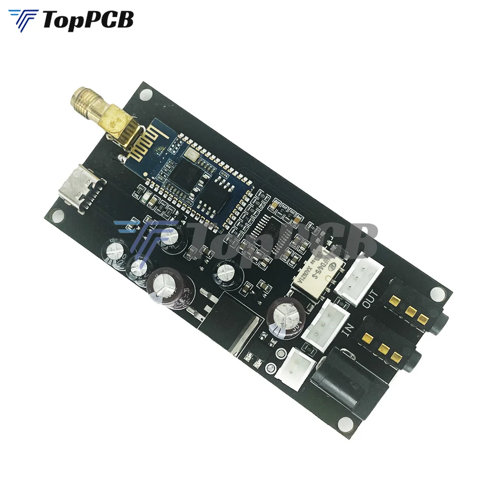 QCC3034 Bluetooth 5.1 bezstratnej płyty dekodującej PCM5102A zmodyfikowany wzmacniacz Audio DIY Zero Noise Support APTX