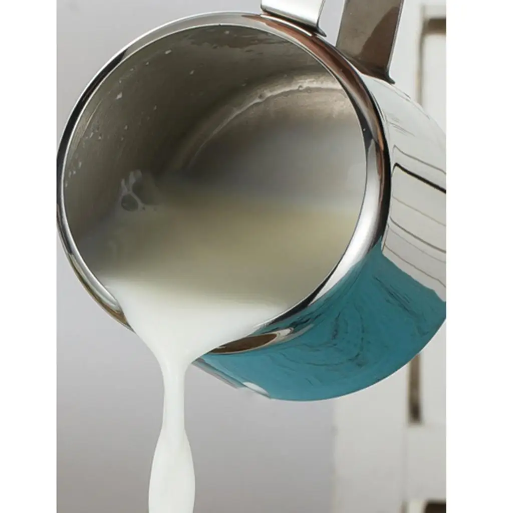 Stainless Steel Coffee Pitcher Frothing Jug Expresso Home DIY