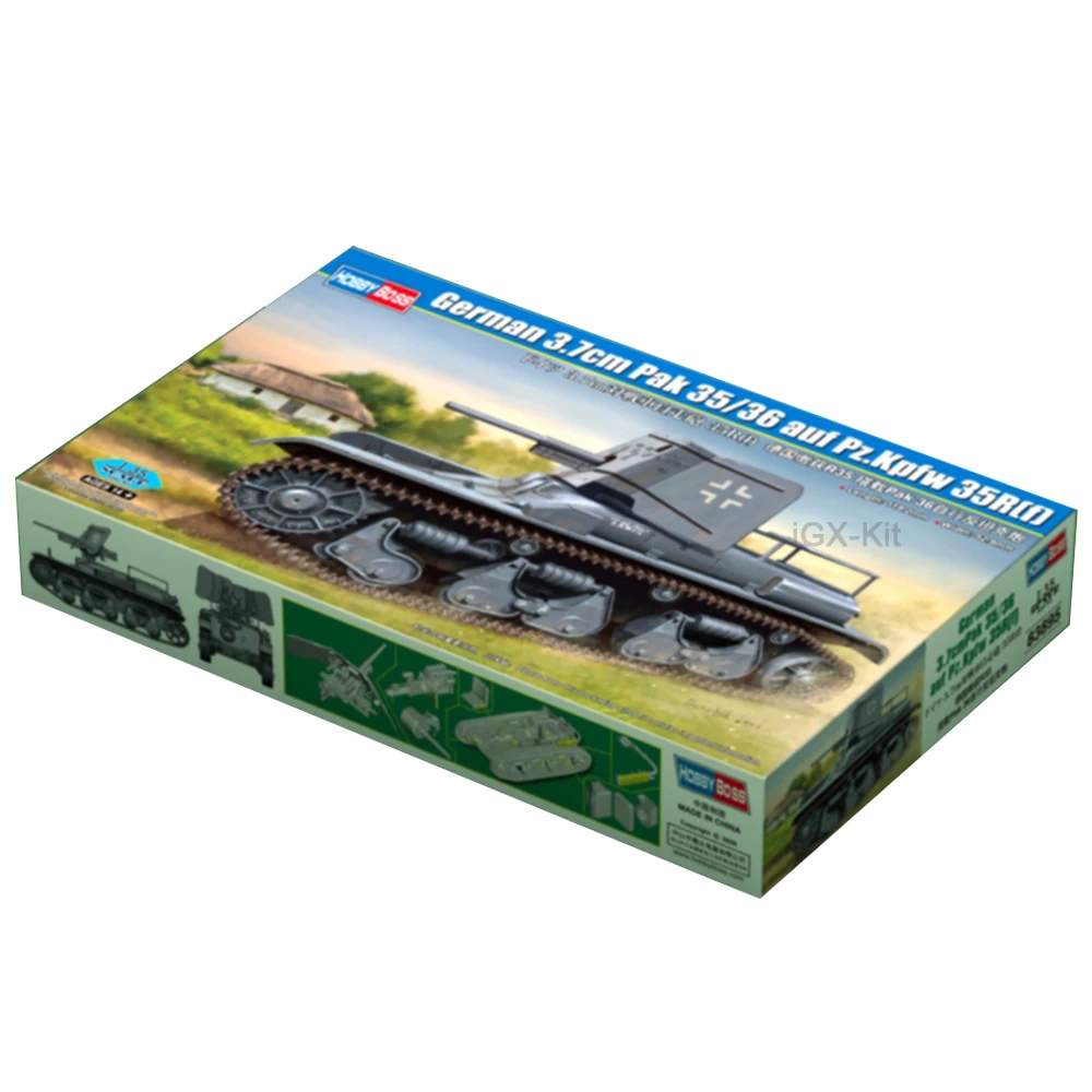 

Hobbyboss 83895 1/35 3,7 см Pak 35/36 на Pz Kpfw 35R Антитанковый пистолет Артиллерийский хобби Ремесленная игрушка Пластиковая модель Строительный комплект