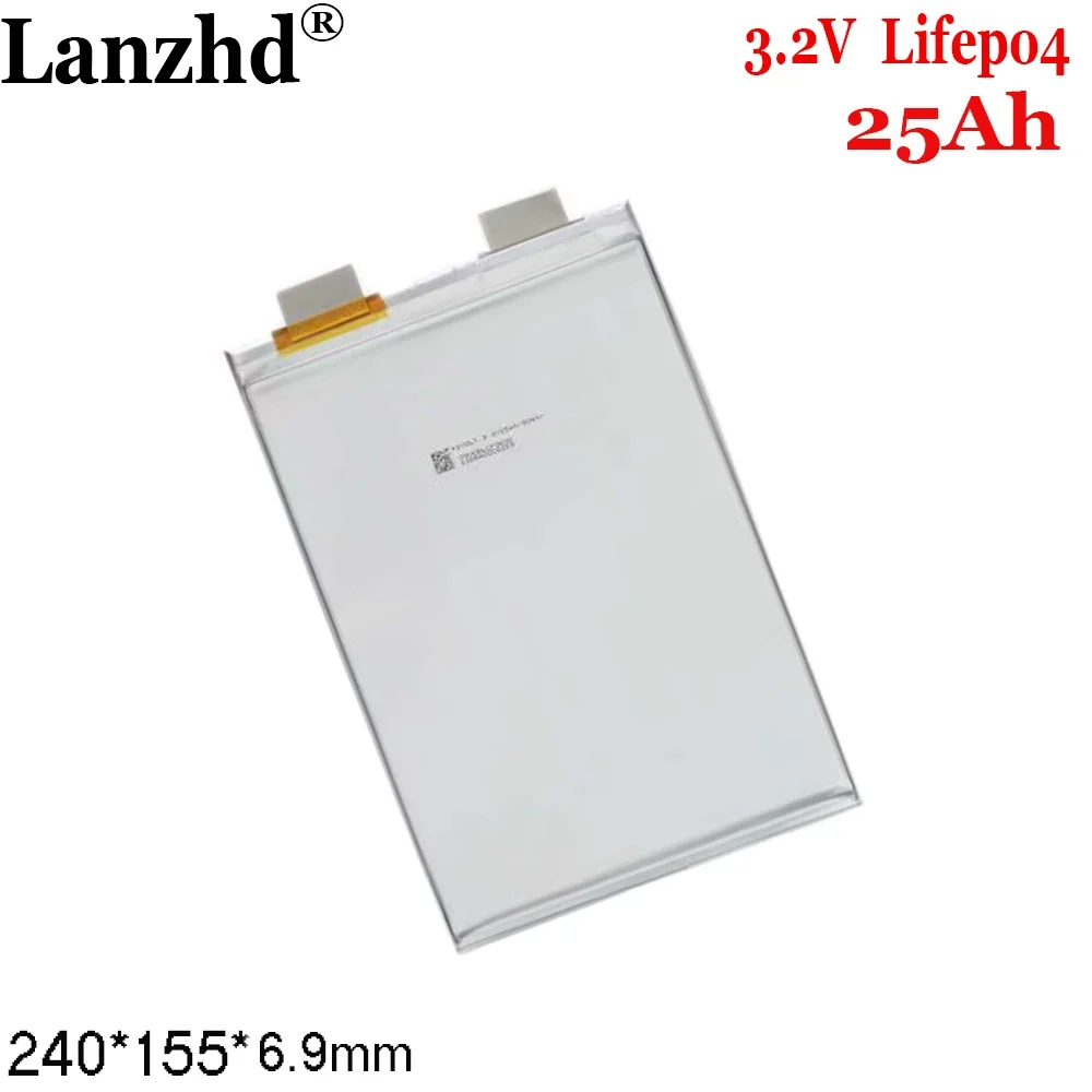 1-20 peças 3.2v 20ah pacote macio bateria lifepo4 20000mah células lifepo4 para carro de corrida motocicleta elétrica 240*155*6.9mm