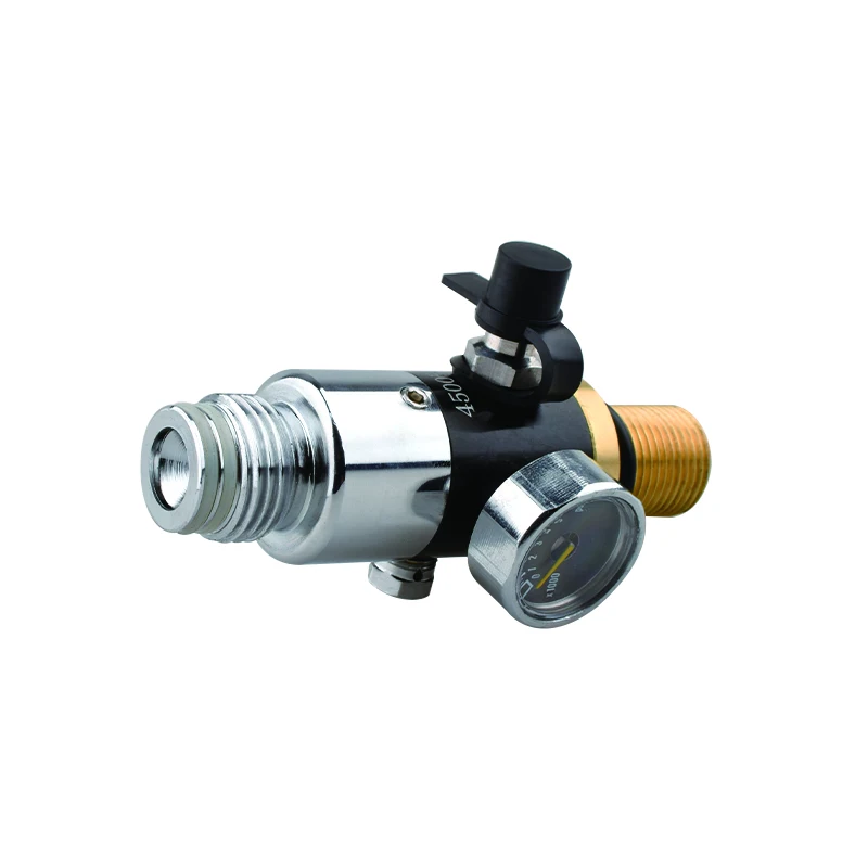 

HPA Scuba M18*1.5 Pressure Regulator Output 0 To 1800PSI Gas Cylinder Refill Filling Adapter Regulating Valve For CO2 Soda Water