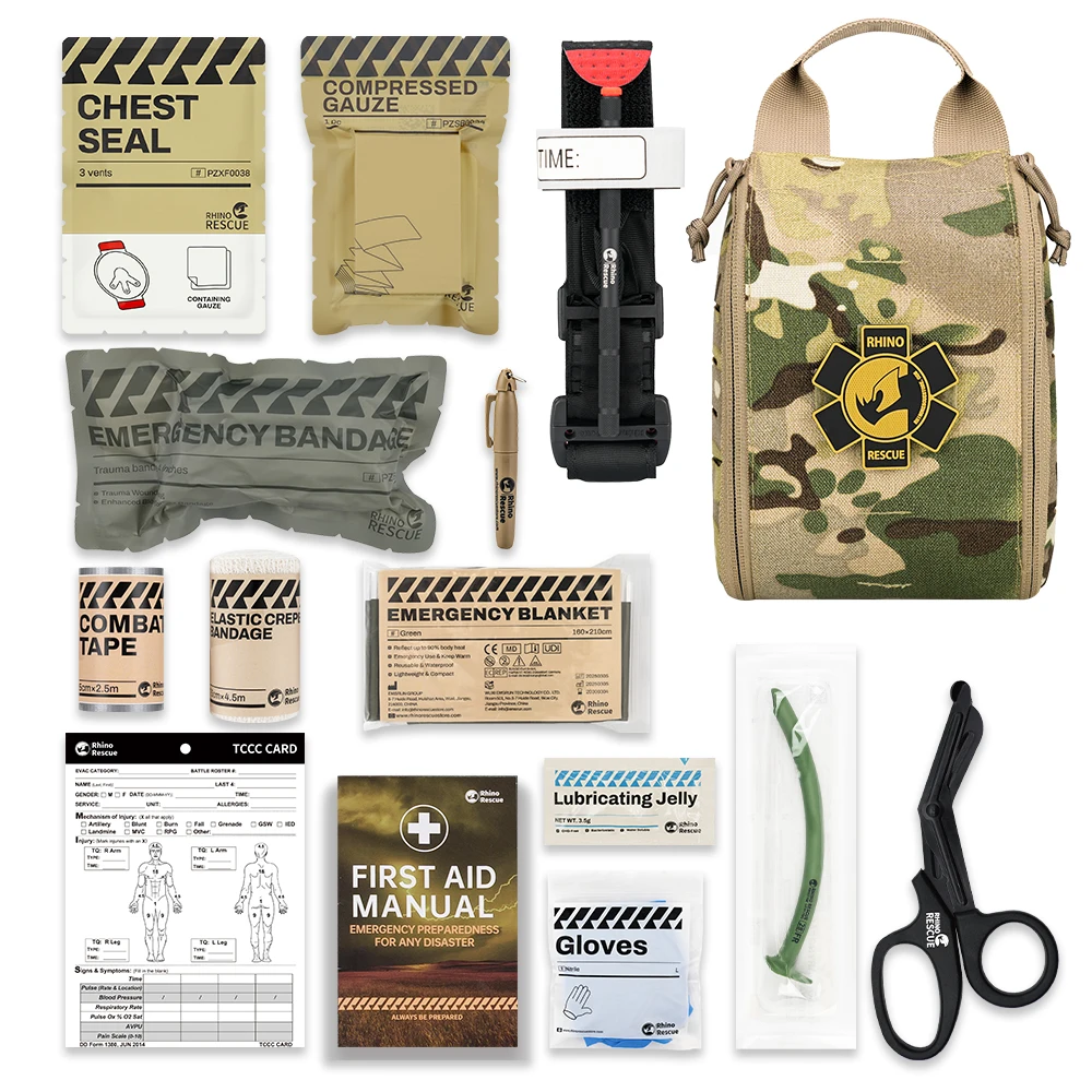 Kit táctico de rescate rinoceronte – Botiquín Ifak Bolsa Molle - imagen 2
