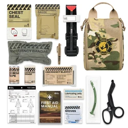 Rhino Rescue IFAK Pouch Trauma Kit Frist Aid Kit Tactical Survival Outdoor Bag Emergency  For Camping Medical Kit