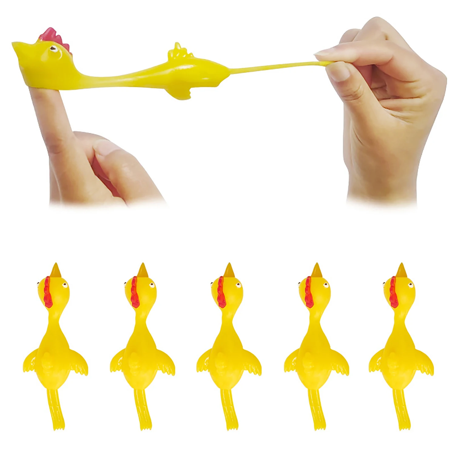 Finger slingshot catapult chick, new and unique creative gadget, stress relieving tool, release stress relieving toy