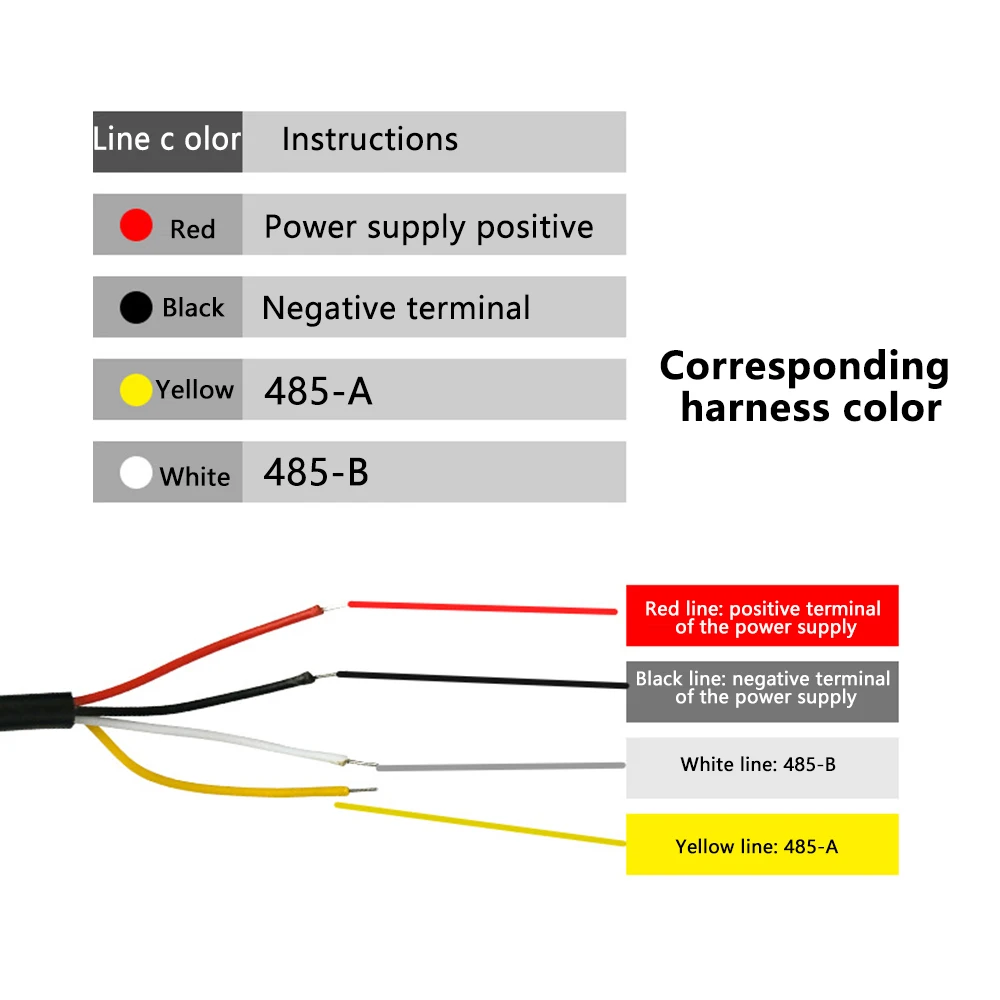 RS485 Modbus استشعار درجة الحرارة الرطوبة وحدة التحقيق كابل للماء أجهزة استشعار السعة الرقمية 1 متر