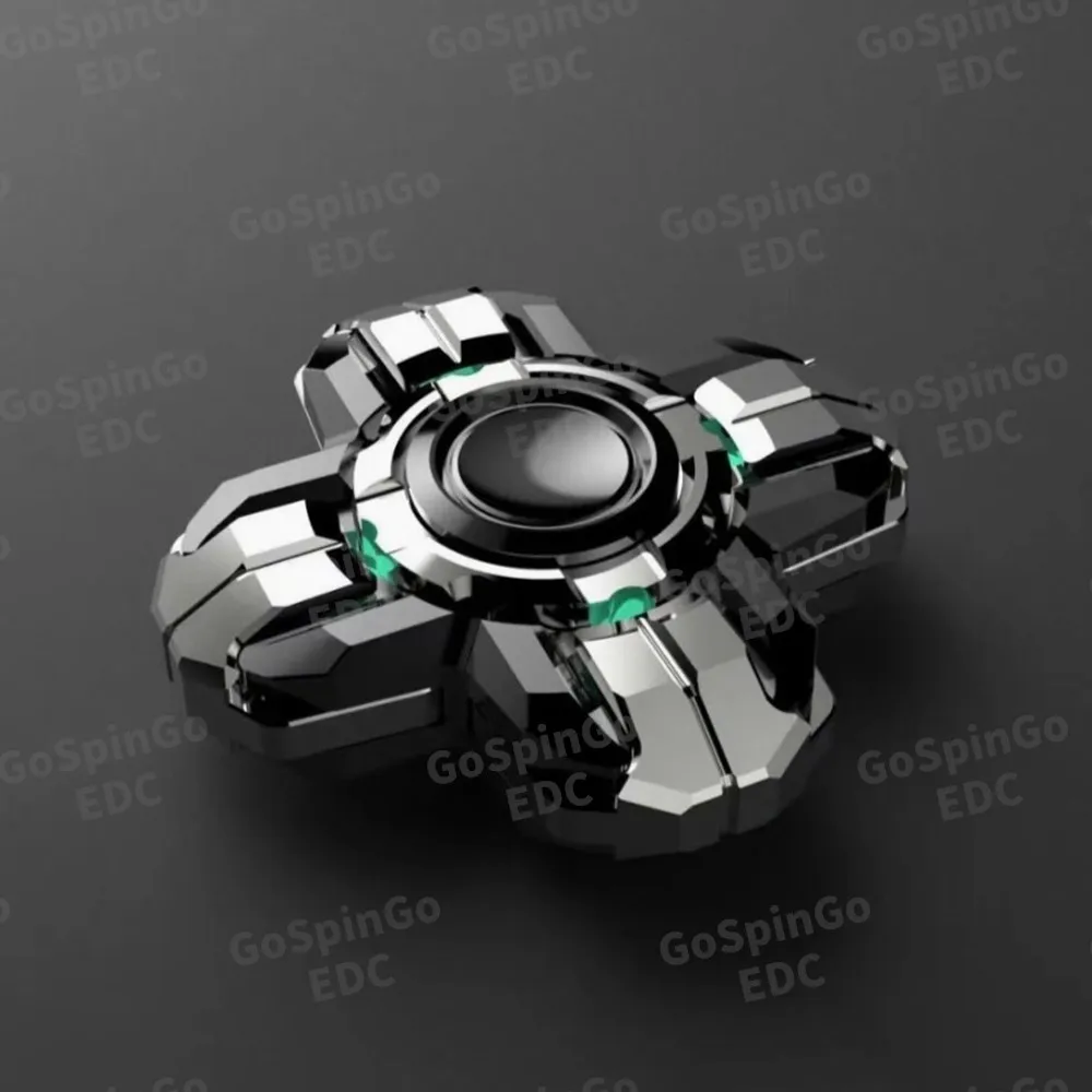 TQEDC كعكة مدرعة تململ سبينر الفولاذ المقاوم للصدأ الزركونيوم ألعاب متململة للبالغين مفتوحة مسمار الدوران