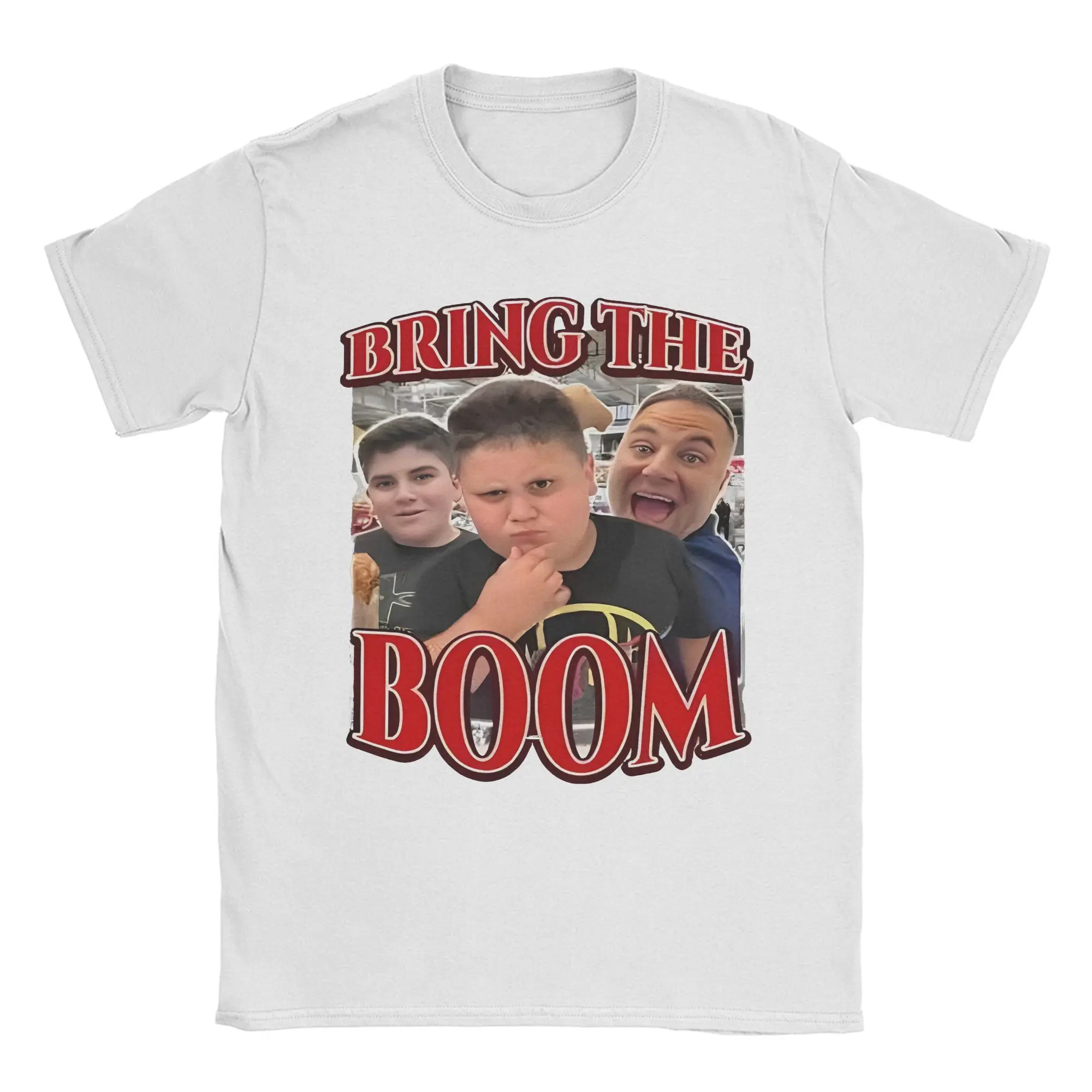 2025 نموذج جديد الرجال النساء The Boom Costco الرجال Rizzler تي شيرت القطن الجرافيك الطباعة تي شيرت تجهيزات الملابس