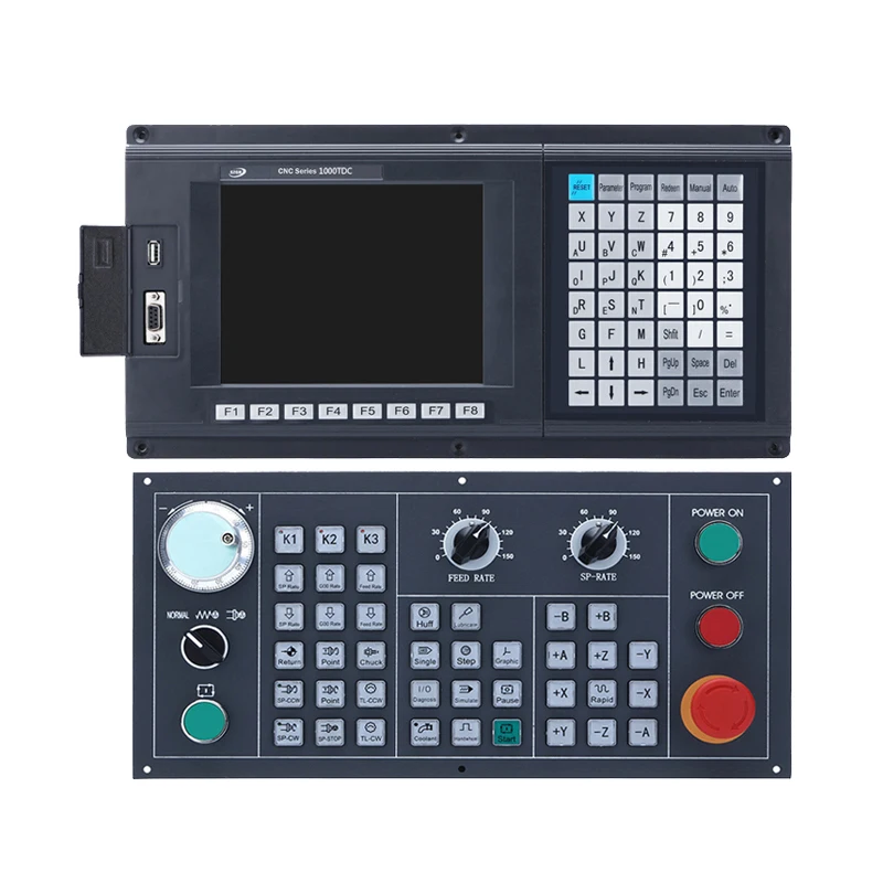 

CNC High-performance 5 Axis CNC Lathe Controller new CNC1000TDc-5 with G-code servo stepper，support ATC , PLC function, .