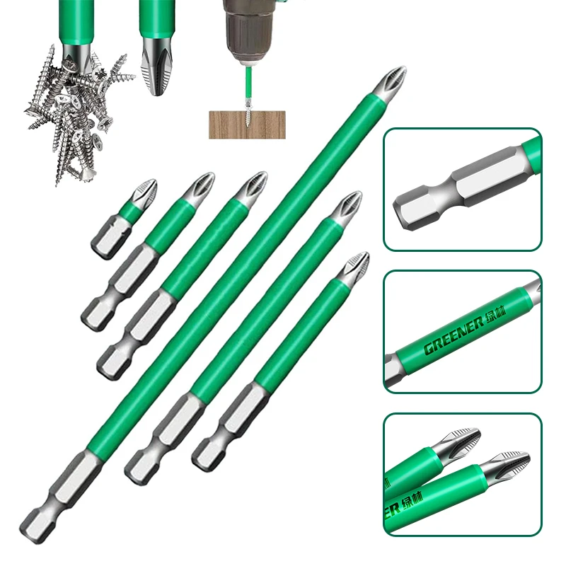 Shawl Suit Set Universal Hexagonal Handle Super Hard Antiskid Antirust Screwdriver Screwdriver Bits Mini Magnetism Hand Tools