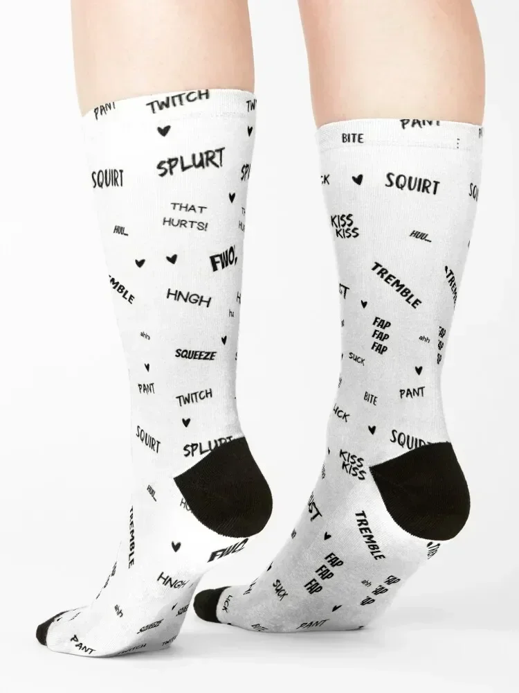 Yaoi SFX Sound Effects Socks summer funny gifts christmass gift heated Designer Man Socks Women's