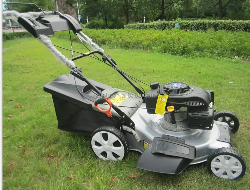 自動プッシュプル式芝刈り機/干し草カッター（刈り高調整可能）