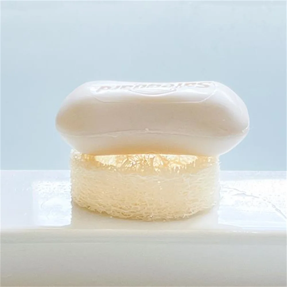 50pcs/lot 8CM Natural Luffa Sponge, Large Size Luffa Sponge, Custom Cleaner, Natural soap holder Sponge Cleaner,