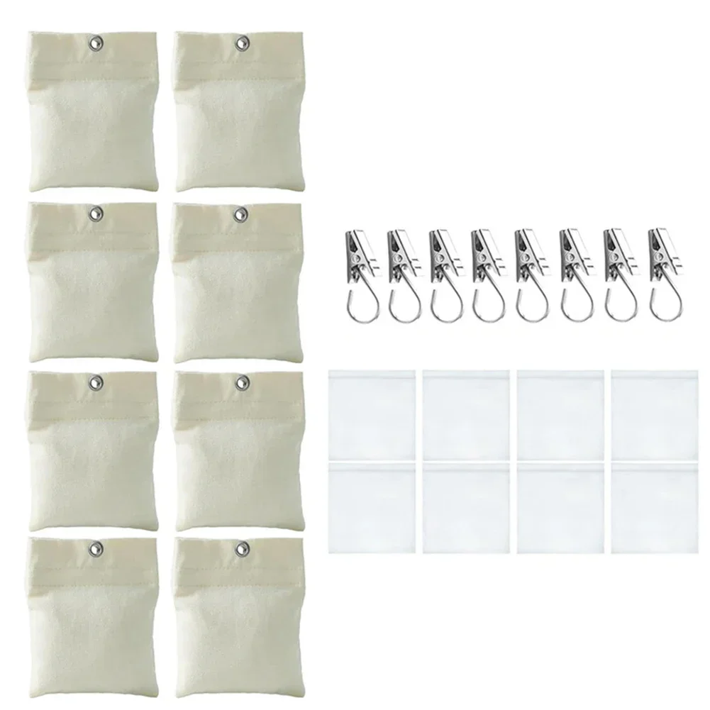 

Fixing Clips Heavy Duty Curtain Weights 6 L X 5 W Curtain Weight Bags Self-Adhesive Closure Weather Resistant Material