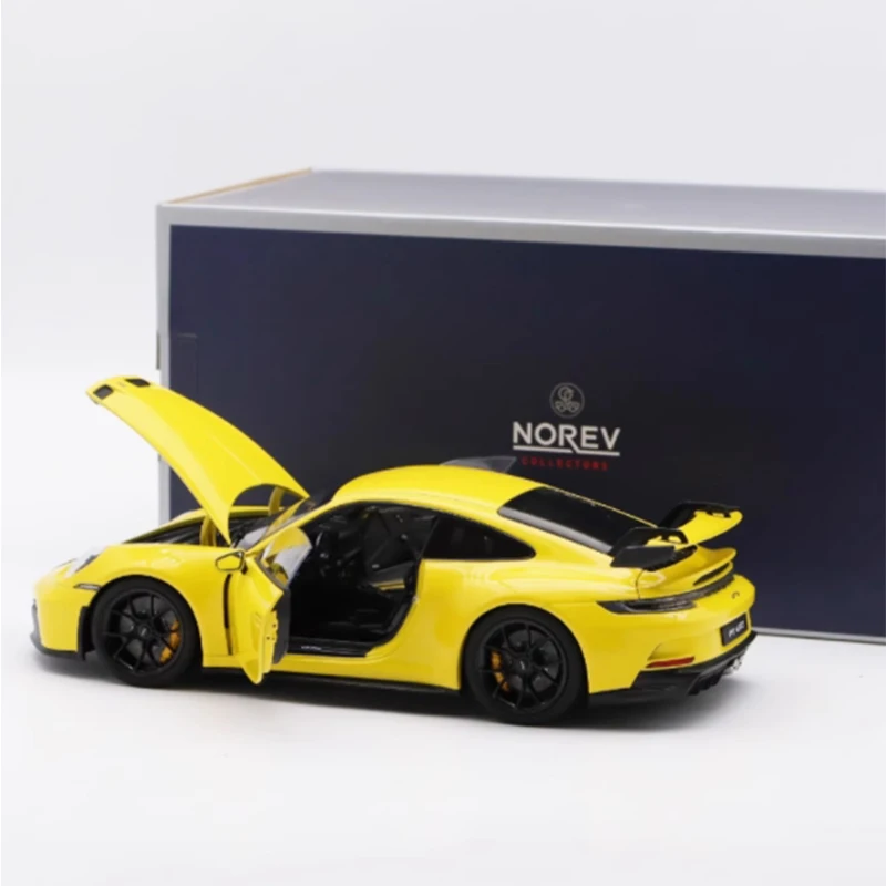 NOREV Diecast 1:18 Scale Porsche 911 992 GT3 RS Weissach Simulation Alloy Car Model Collectible Toy Gift Souvenir Decration