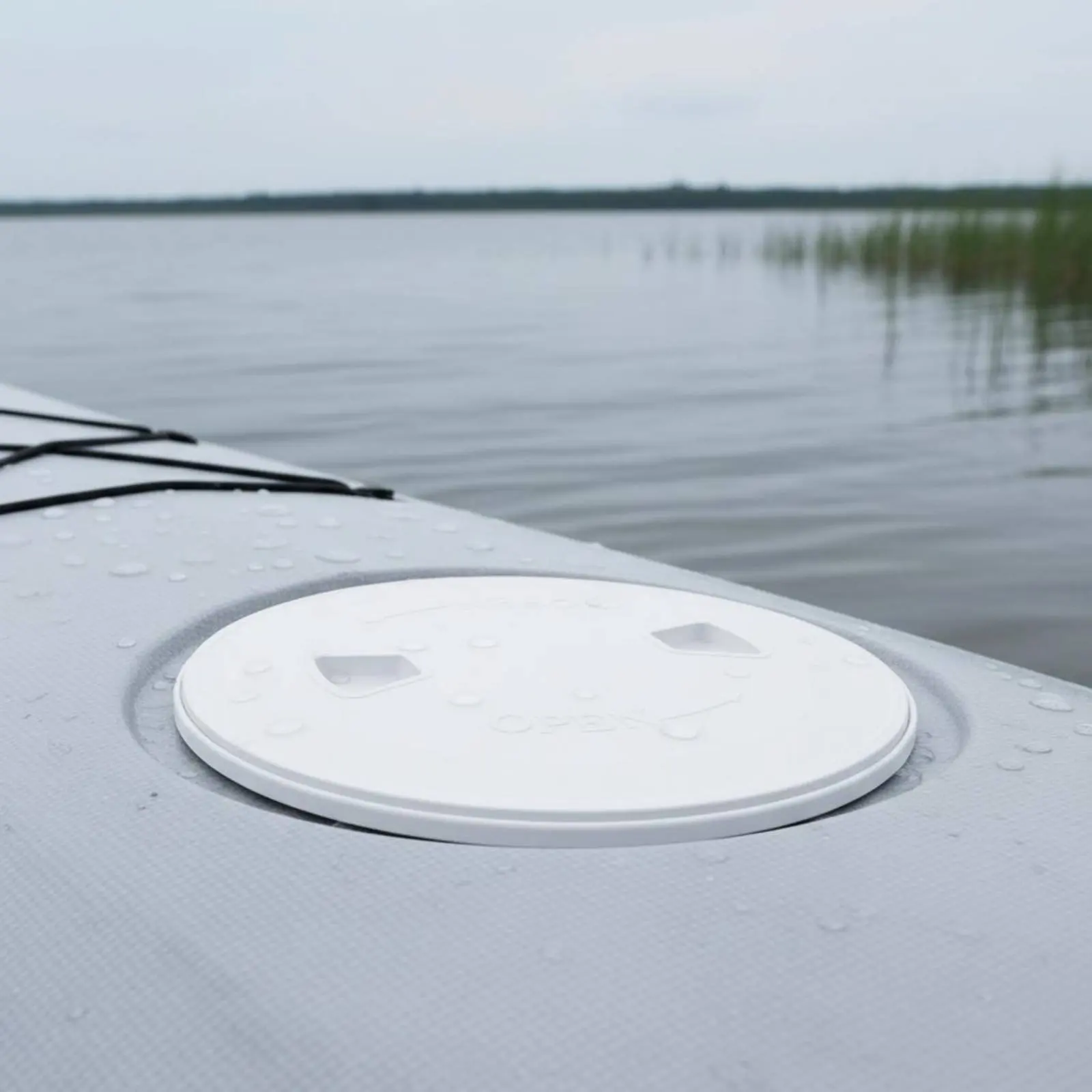 White Boat Inspection Port Easy Installation Round Inspection Cover Plate Cover Boat Deck Entry Plate Twist Release Lid view 5