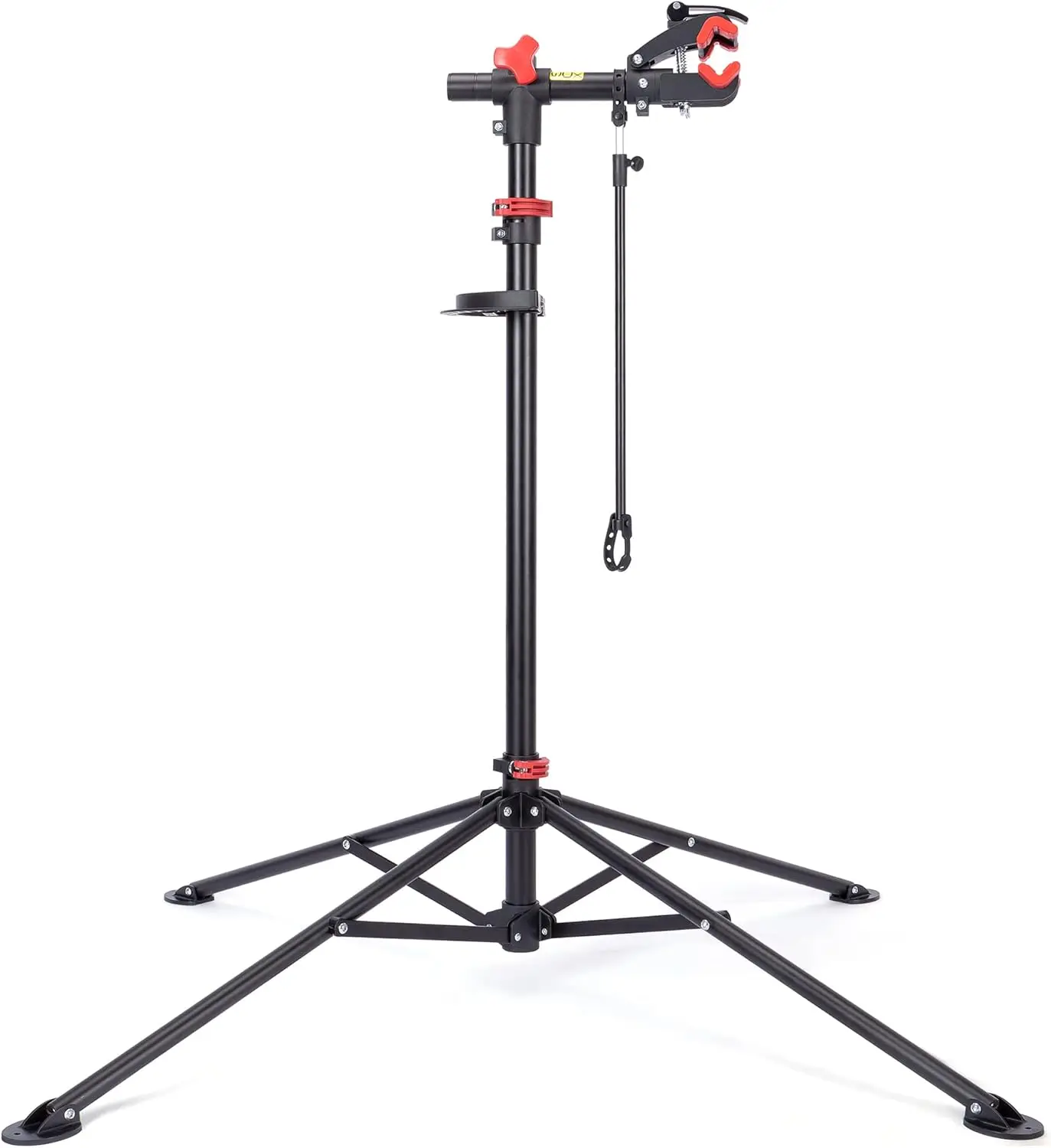 

Bike Repair Stand for E-Bike, Mountain and Road Bikes - Portable Maintenance Workstand with Tool Tray