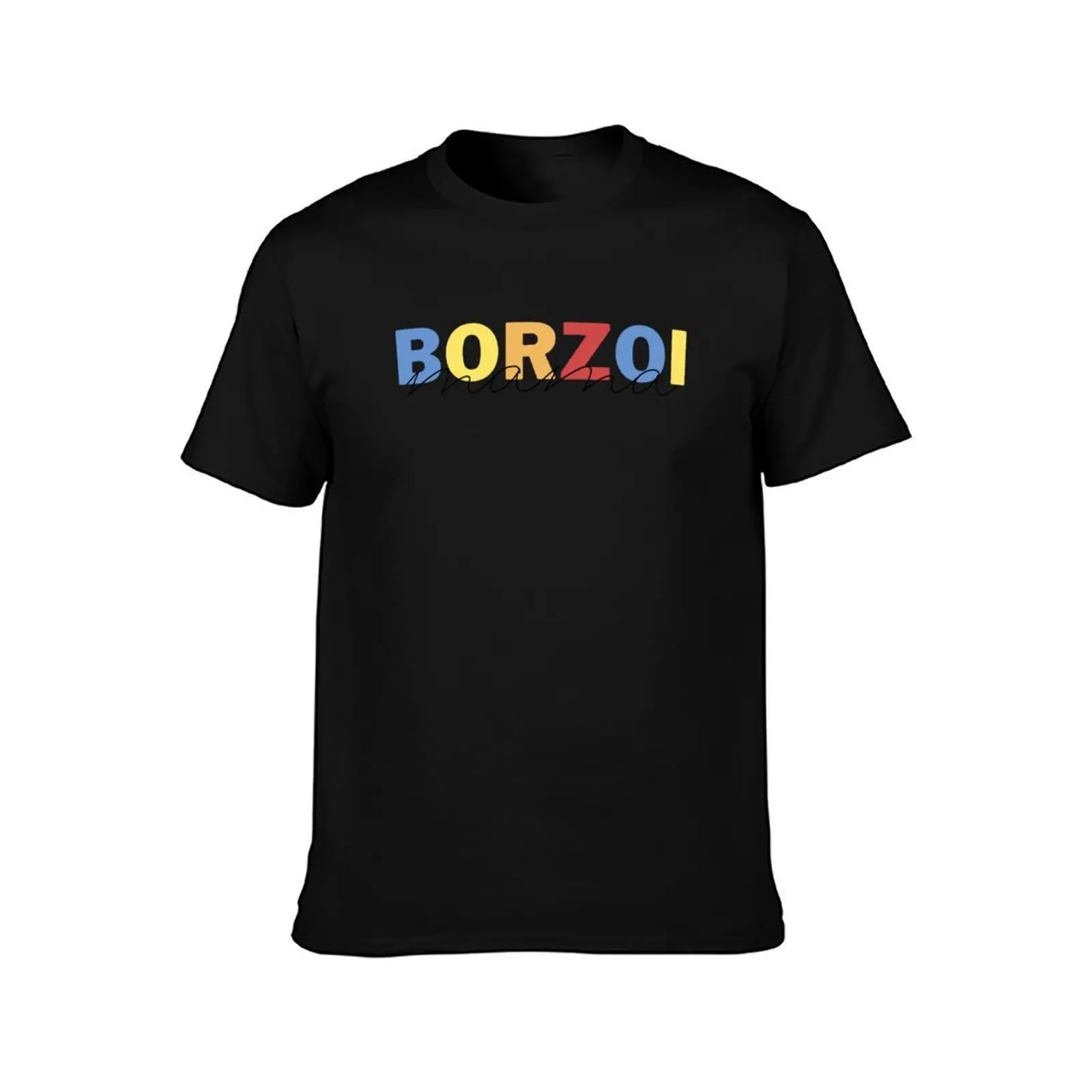 Borzoi Mom Dog Mom Gift Borzoi Mom Gift Sighthound T-Shirt Big Size Short Sleeve Casual Top T-Shirt