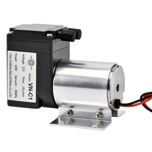 Imagen 2 del producto DC 12V/24V Mini pequeña bomba de vacío de pistón negativo diafragma de succión de presión bomba de vacío portátil VN-C1