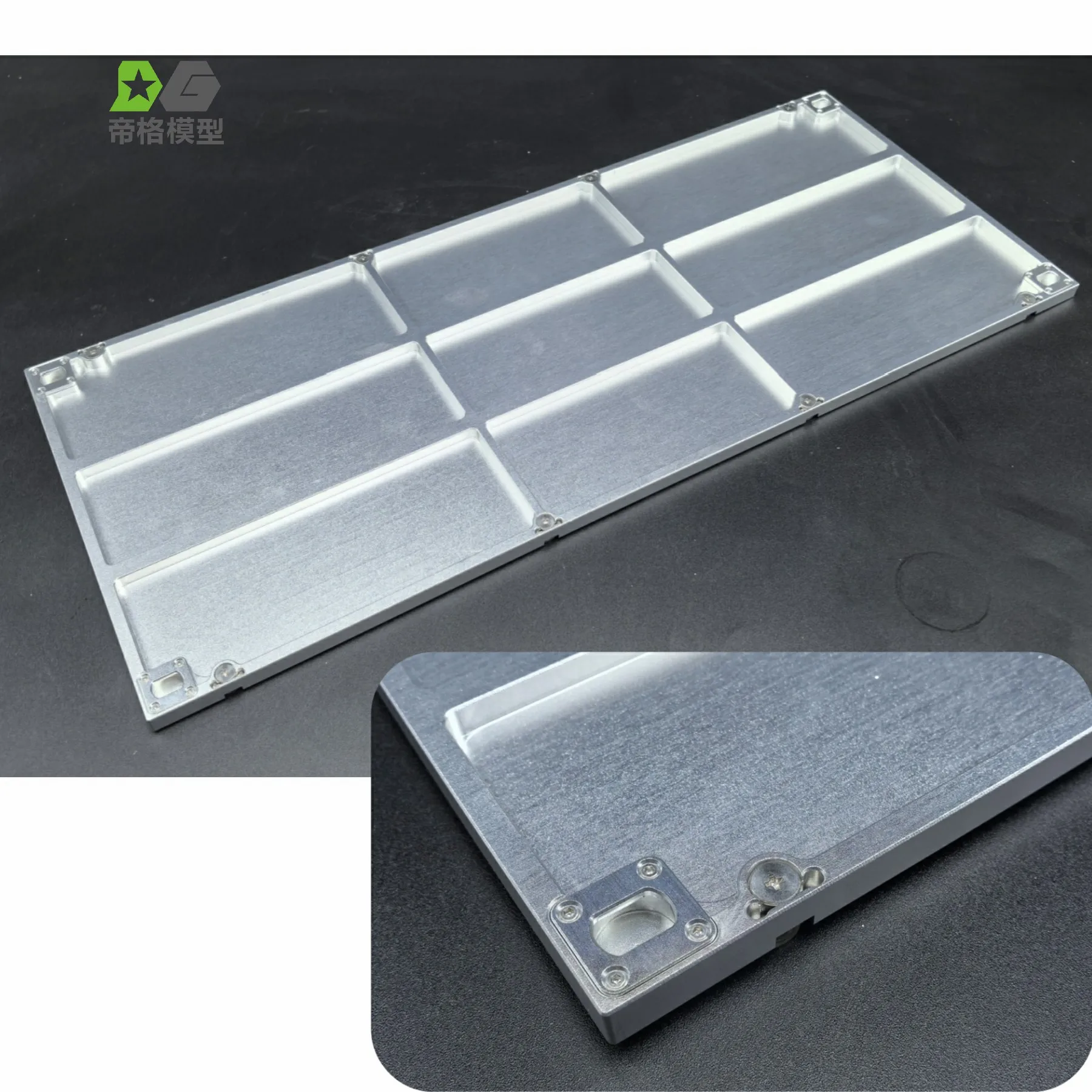 Plaque en alliage d'aluminium 1/14 jouet 436x184x8mm, pour Tamiya 1/14 40 pieds, conteneur Semi-remorque 56330, Modification de remorque à plat pour camion