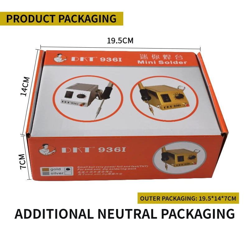 9361 Portable Digital Soldering Station Precision Adjustable Temperature Soldering Iron Kit for PCB Assembly Phone Repair
