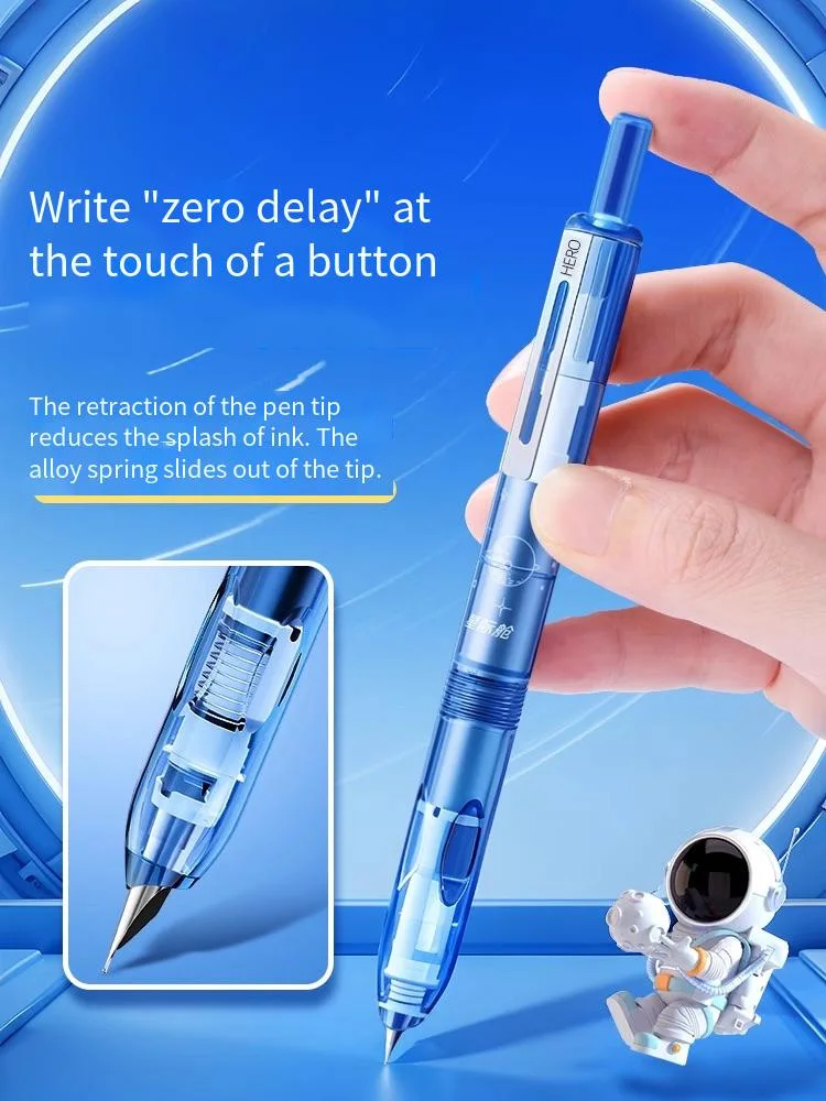 Hero Fountain Pen P320 Interstellar Cabin Special Press Pen for Primary and Secondary School Students to Practice Calligraphy