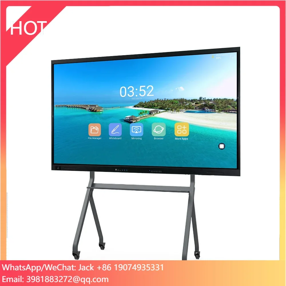 

Unview Hisense Seewo 75 105 Inch Touch Screen Pc Android Mobile Stand Smart Interactive Flat Panel For School