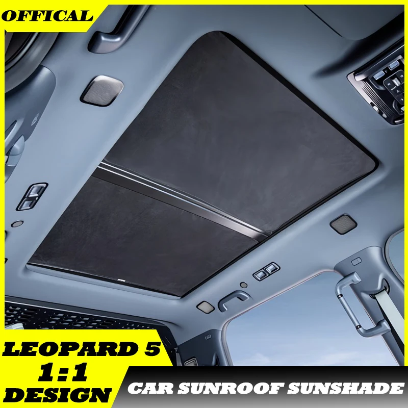 

Auto Sunroof Electrostatic Adsorption Upgrade Parts Fit for BYD Leopard 5 Leopard 8 Car Panoramic Sunroof Silicone Sunshade