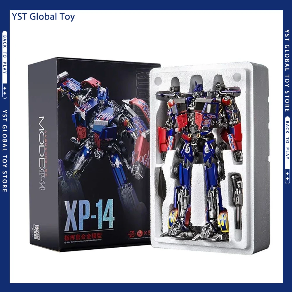 Optimus Prime Transformer XP14 Action Anime Figure  XP13 Hero Optimus Prime Car Robot Metal Alloy Mecha Deformation Kids Toys