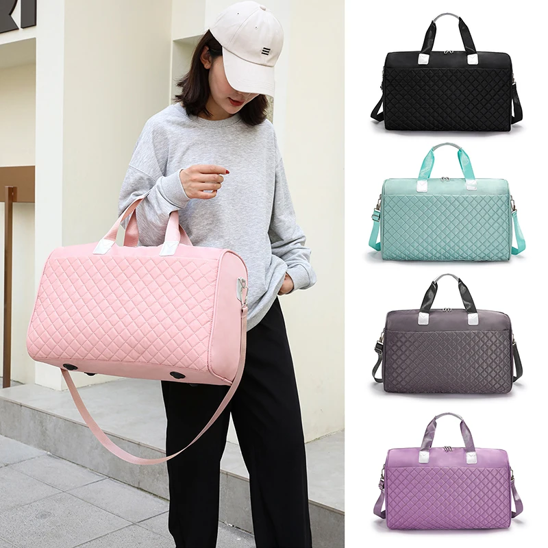 

Fashion Women'S Fitness Bag Gym Accessory Yoga Travel Luggage Boston Handbag Outdoor Duffle Sports Suitcase Shoulder Tote Bag