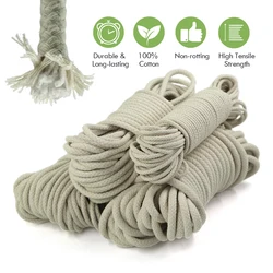 4/6/8/10mm 10-100M Self Watering Cotton Wick Cord for Plants Bonsai Irrigation System Automatic Slow Release Wicking Drip Device