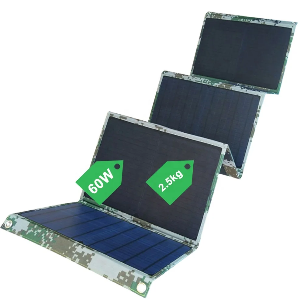 5V 18V 1.7A 3.3A Portable Phone Solar Charger Dual USB Foldable Solar Panel Waterproof Solar Power Panels with DC Connectors