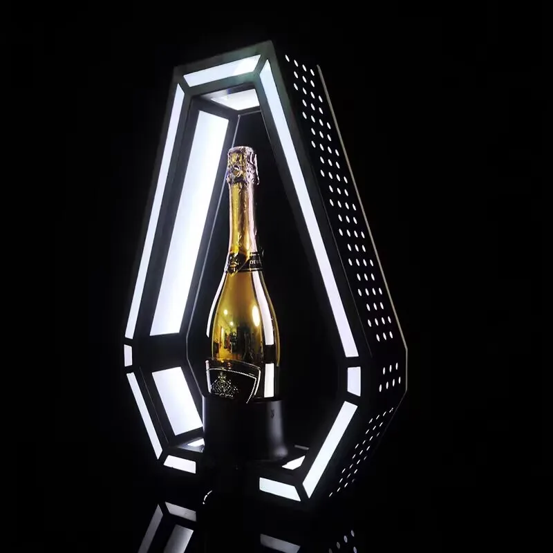 

Rechargeable LED Champagne Wine Bottle Glorifier Display Stand VIP Presenter Service for Night Club Lounge Bar Party Decoration