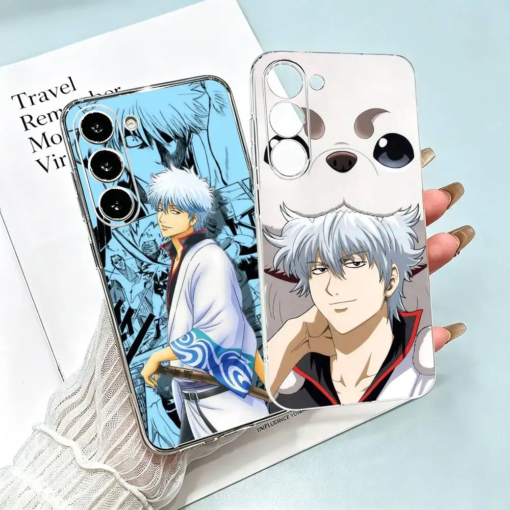 Sakata Gintoki Gintama  Phone Case For Samsung Galaxy A71,A70,A51,A40,A30,A52 Transparent Cover