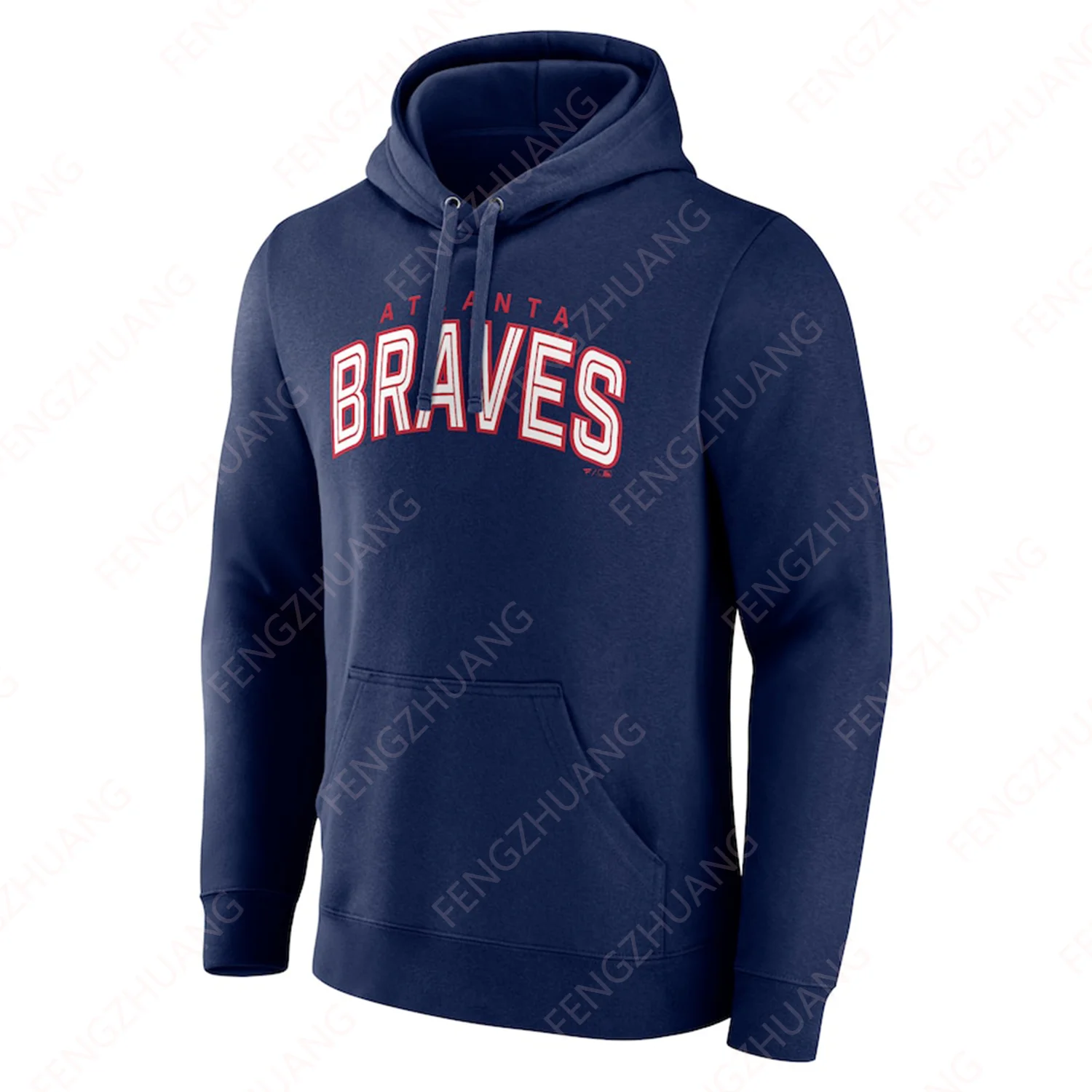 Unisex Loose Casual Hoodie Atlanta Braves Long Sleeve Pullover Hoodie Sportwear Cotton top Oversized Fashion Long Sleeve Hoodie