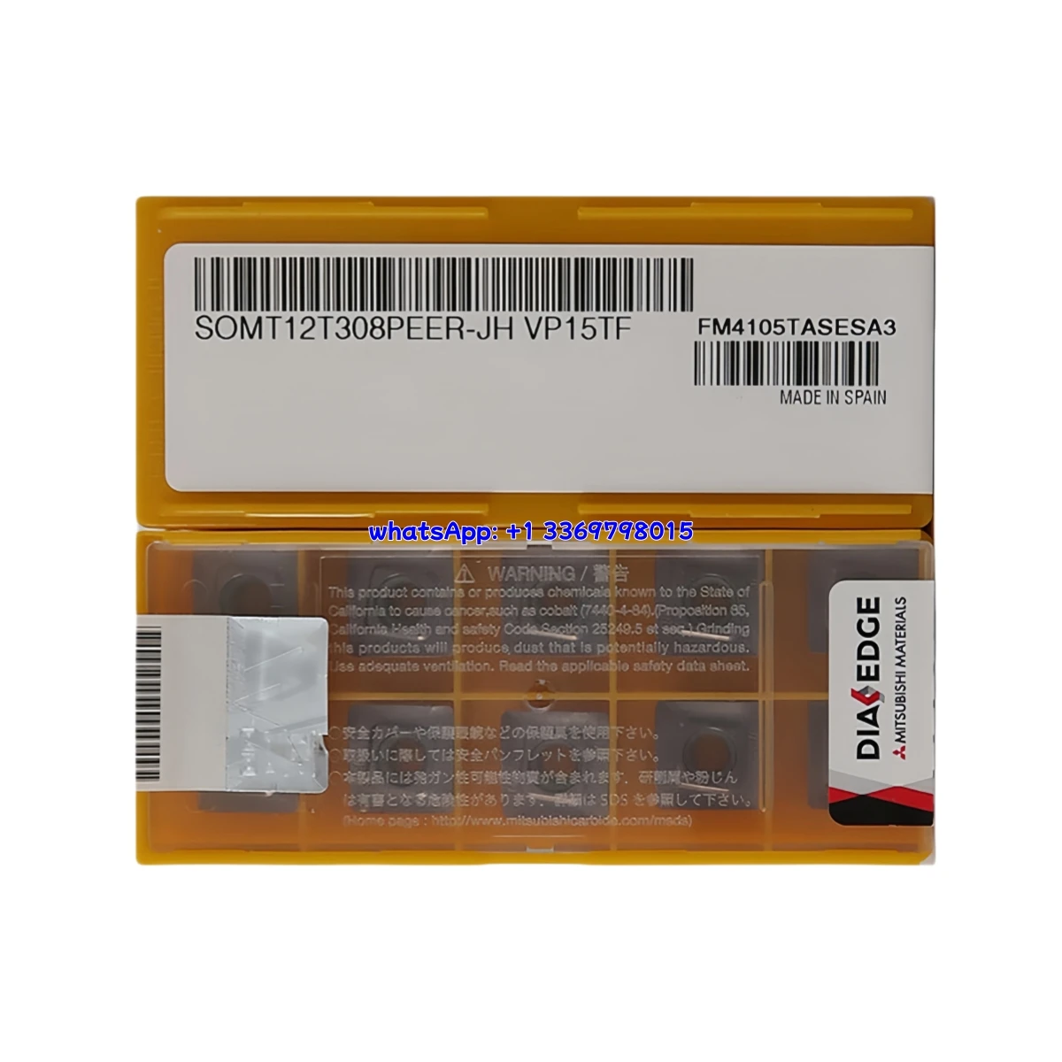 

100% Original SOMT12T308/12T320PEER -JH/-JM/-FT VP15TF/MC5020 Milling Insert