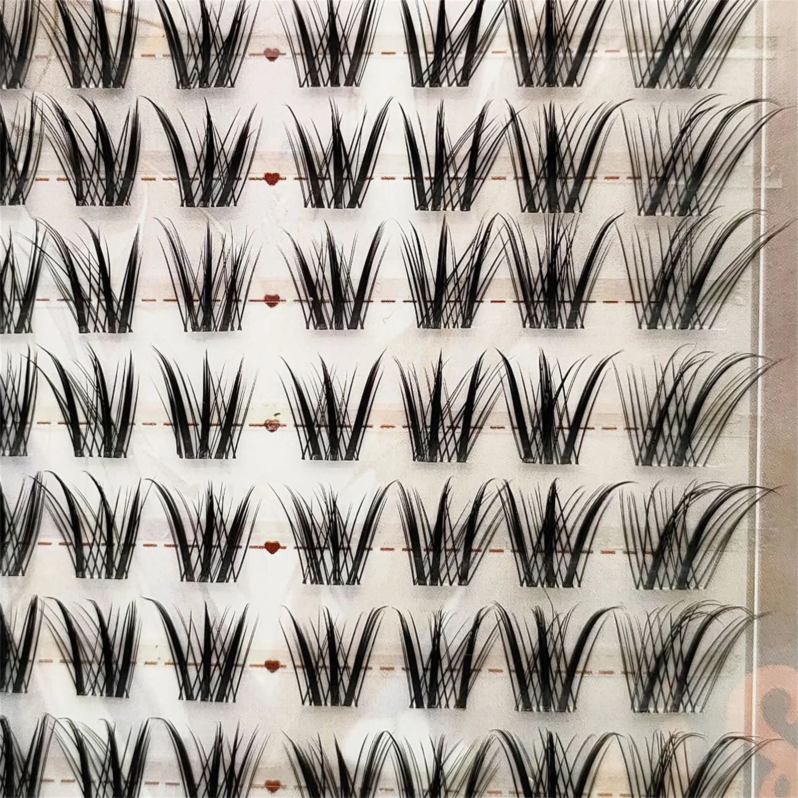 الكورية دمية الرموش الصناعية الثعلب نمط إطالة القط رموش تمديد ل تأثيري رموش العين الهزلية ماكياج #1