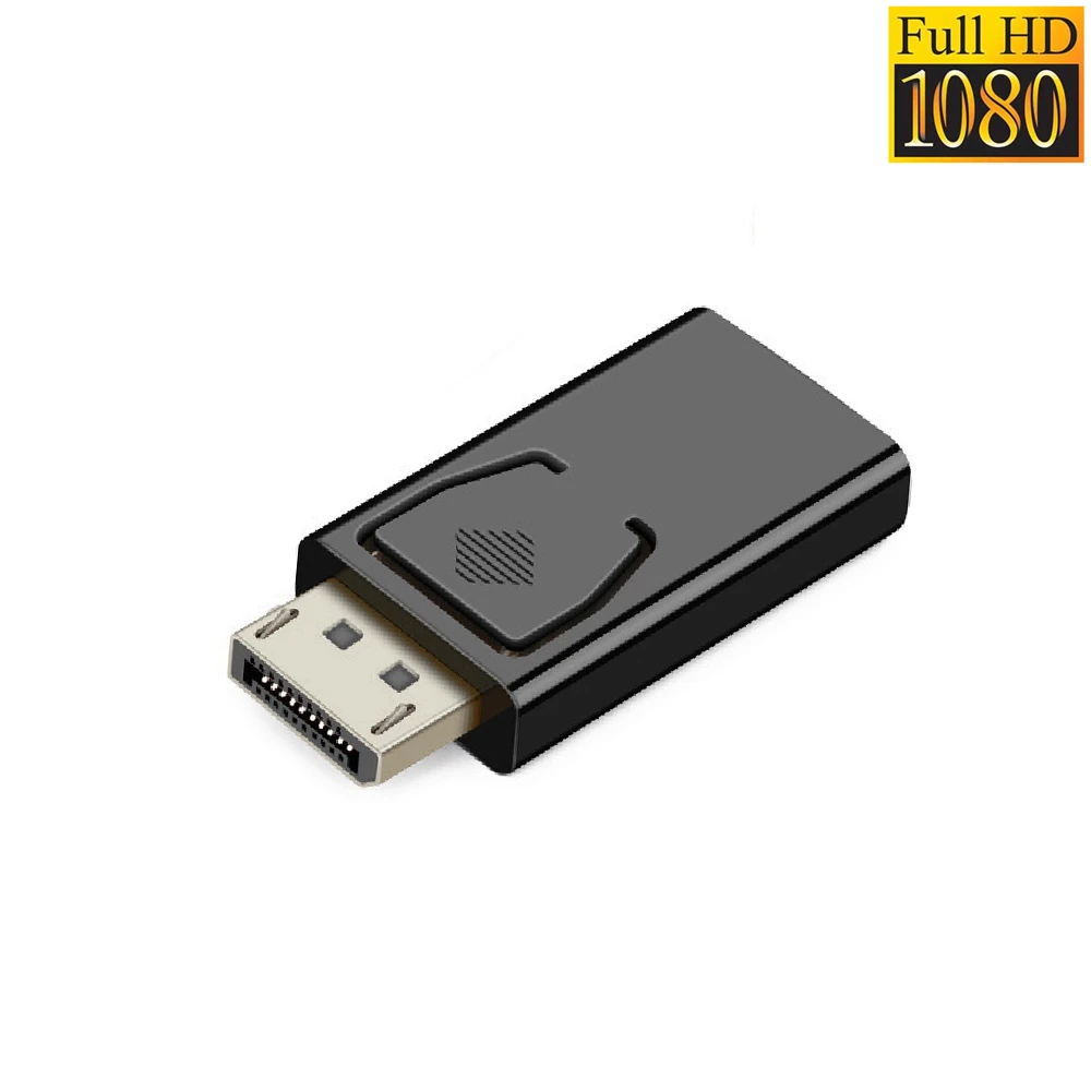 NNBILI 4K Display Port auf HDMI-kompatiblen Adapter Stecker auf Buchse DP auf HDMI-kompatibles Video-Audio-HD-Kabel für Laptop-Projektor