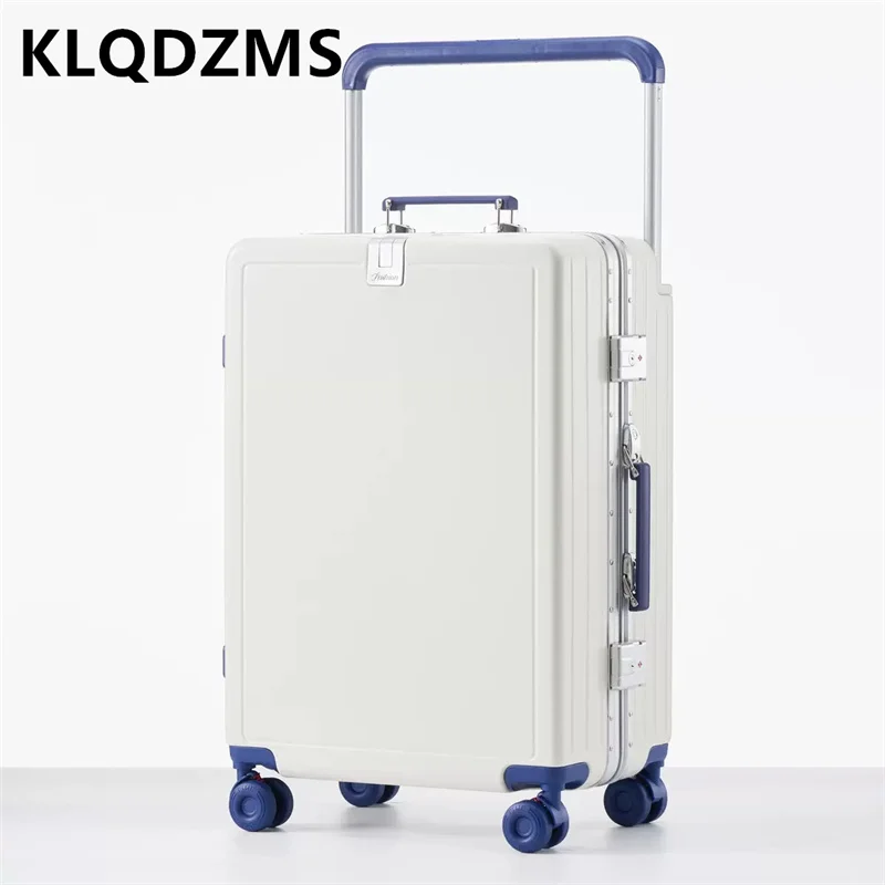 KLQDZMS 20 "22" 24 "26 Zoll Rollkoffer mit Fächern, neuer Boarding-Koffer aus ABS+PC, großer Koffer mit robuster und langlebiger Konstruktion