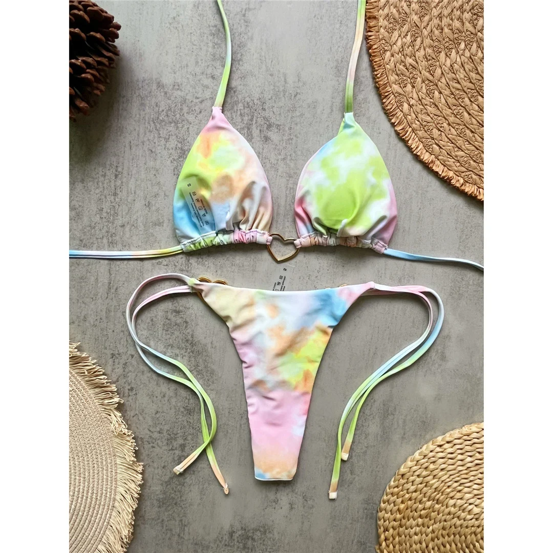 Sexy Extrem String Mini Micro Tanga Bikini Damen Badeanzug Frauen Bademode Zweiteiliger Bikini-Set Badeanzug Schwimmanzug V8291 – Detail 15