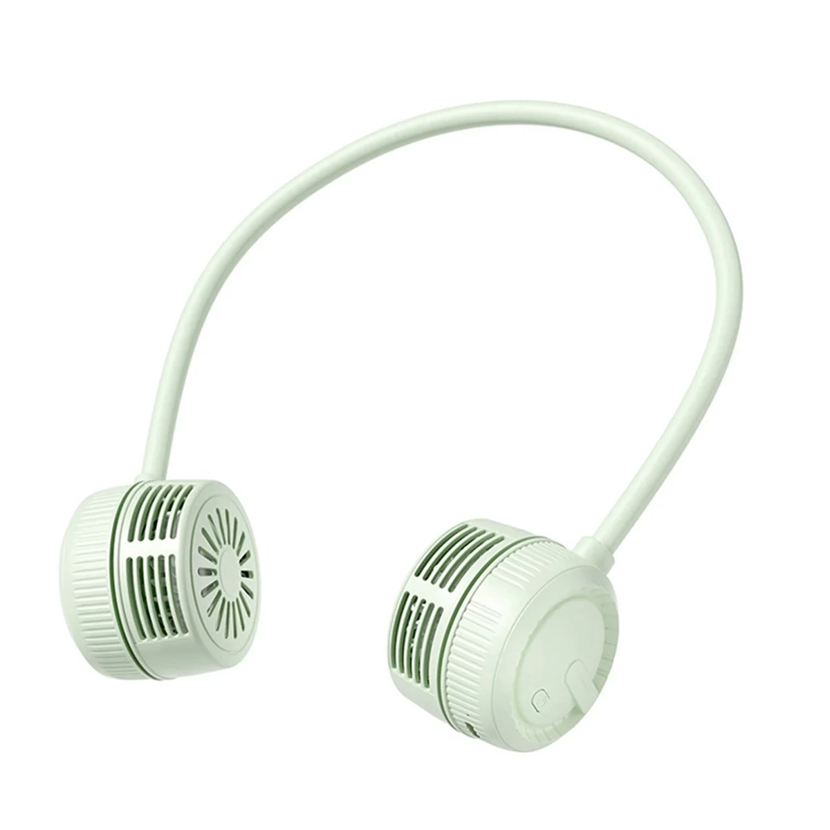 ventilador Ventilador de cuello portátil Manos libres Recargable - 3 velocidades, Carga rápida tipo C, Diseño plegable silencioso, para viajes, deportes